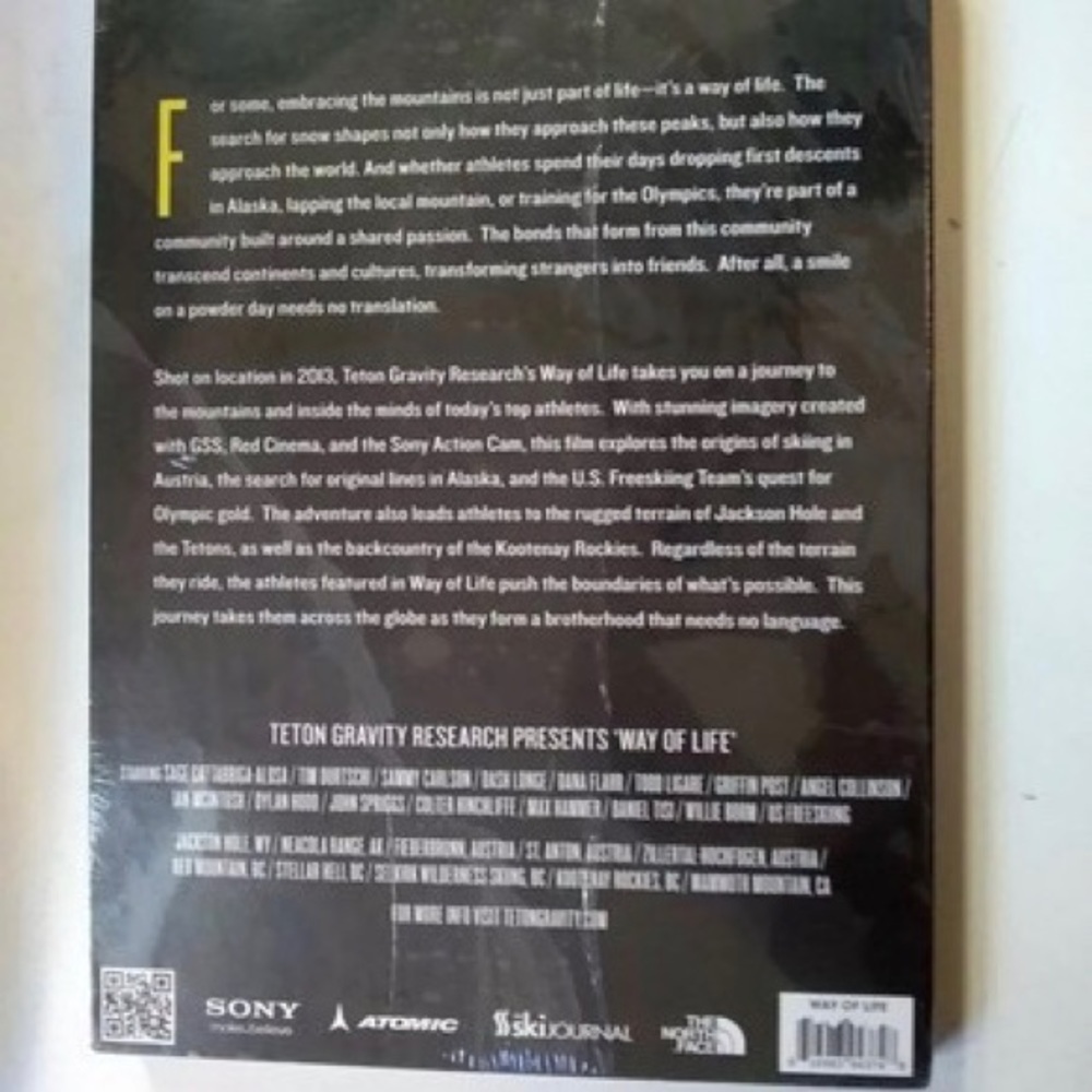 Way of Life DVD & Blu Ray by TGR Skiing dvd. - Picture 3 of 16